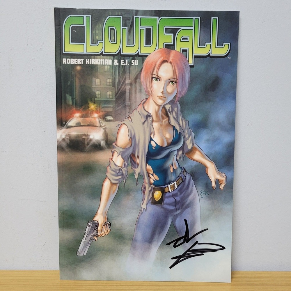 Cloudfall Vol 1 Signed Edition 2003 Image Comics‎ Paperback Book Novel Robert